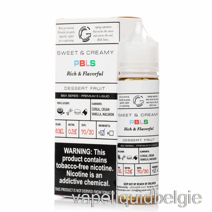 Vape België Pbls - Bsx Serie - 60ml 3mg